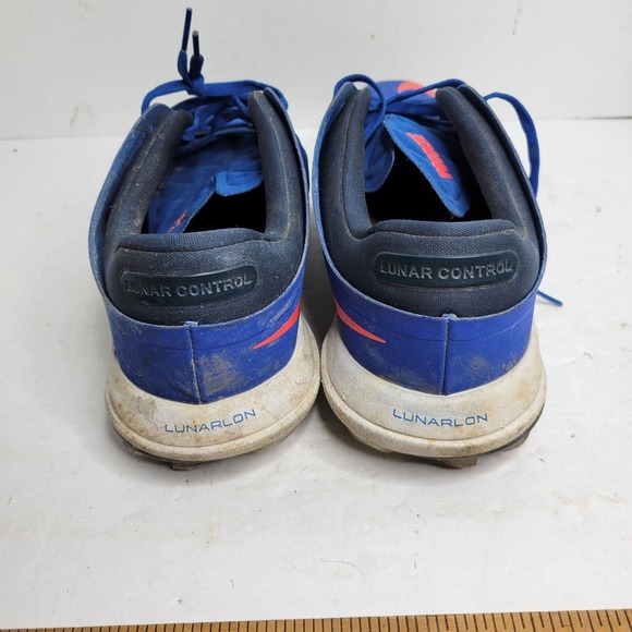 Nike Golf Lunar Control Vapor Blue Solar Red Shoes 849971-401 Sz 10 US Men's - Picture 16 of 16